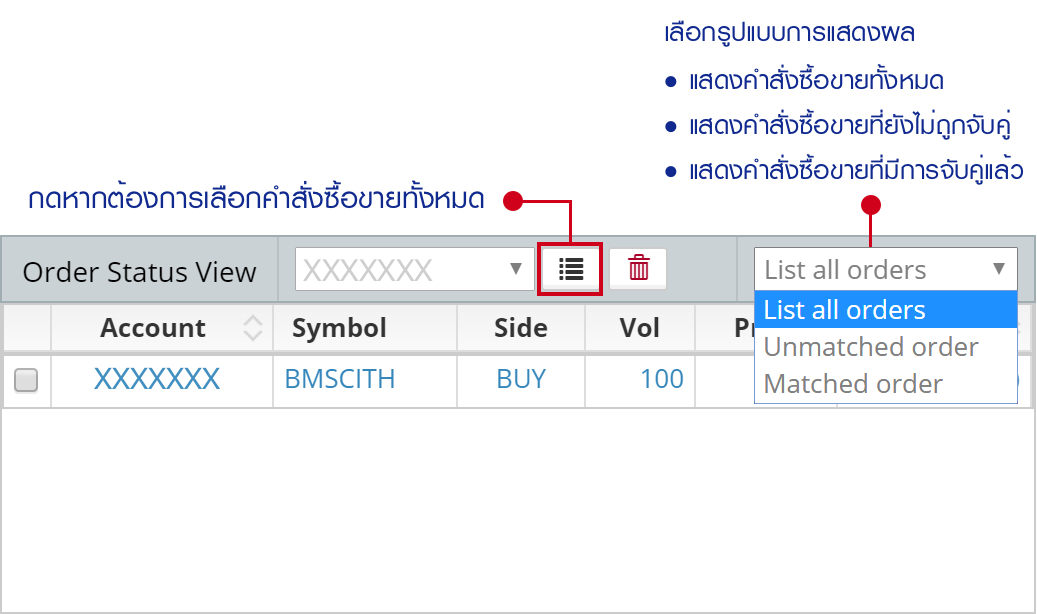 order status 3