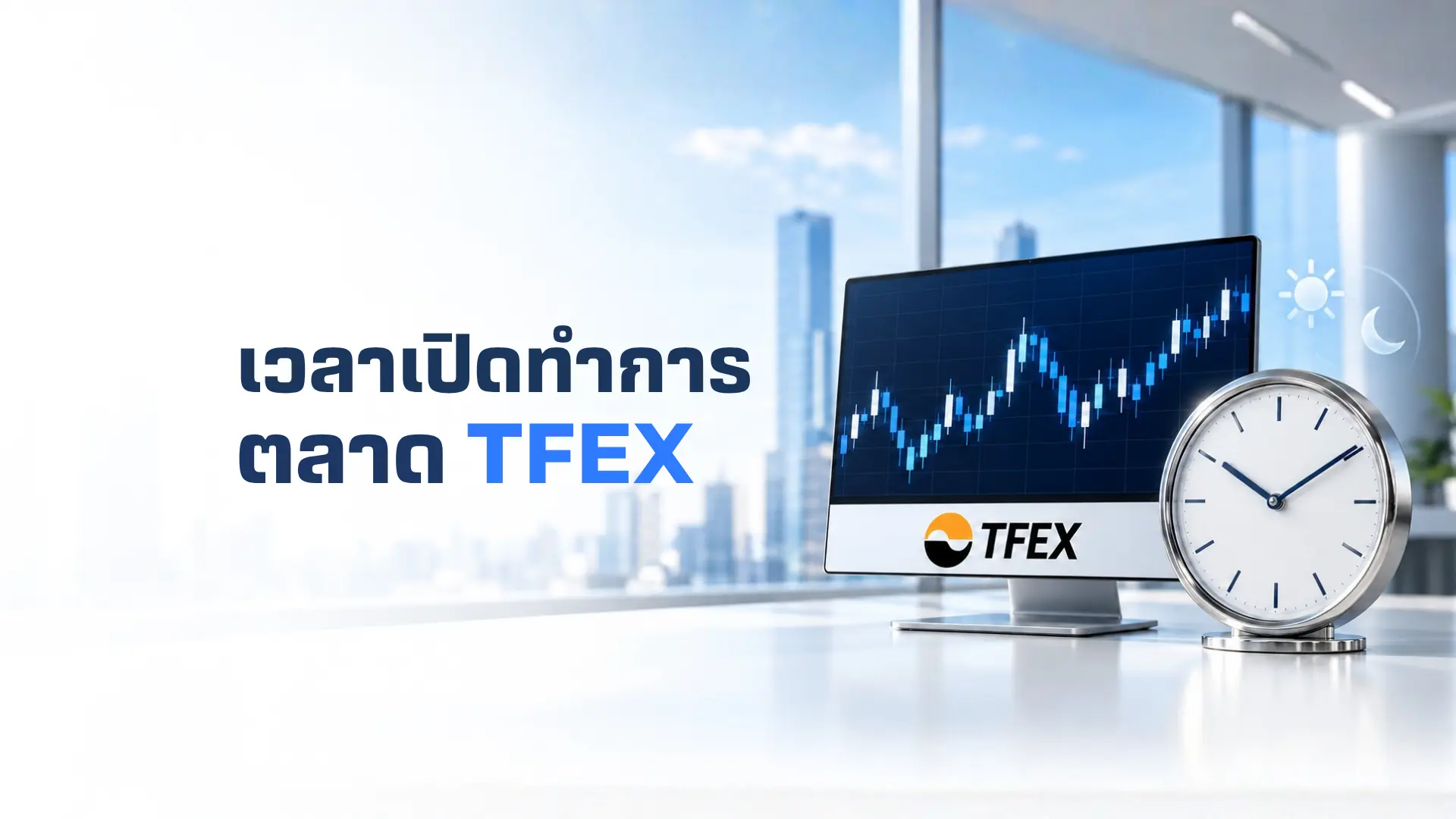 เริ่มไวกว่าเดิม! TFEX เปิดเทรด 8 โมงเช้า สำหรับสินค้าอ้างอิงต่างประเทศ