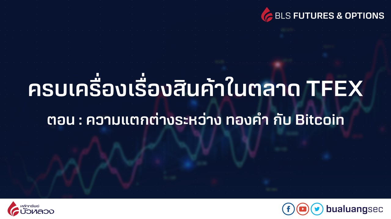 ครบเครื่องเรื่องสินค้าในตลาด TFEX : ตอนความแตกต่างระหว่างทองกับ Bitcoin ...